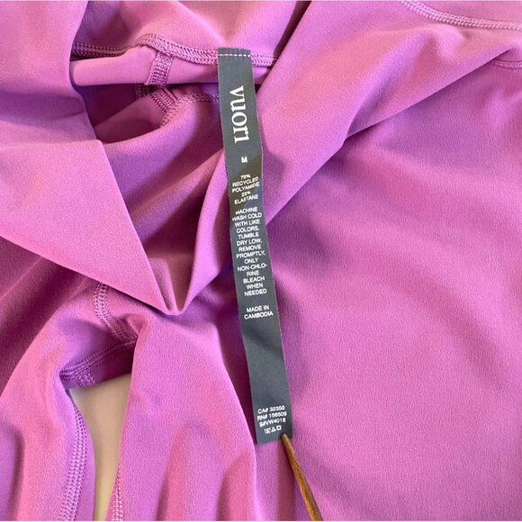 Vuori All the Feels Women's Light Purple High-Waist Stretch Leggings Size Medium - Picture 3 of 8